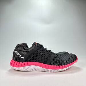 Reebok Zprint Run Black Pink Running Shoes Sneakers V72329 Women's Size 8